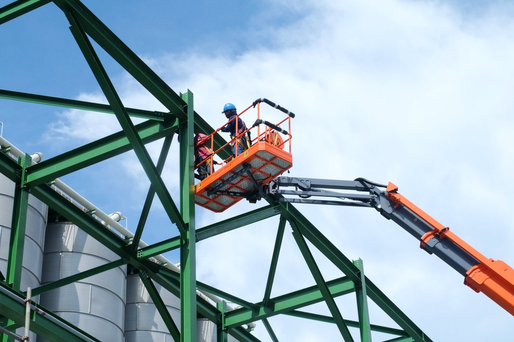 aerial lift anchor points