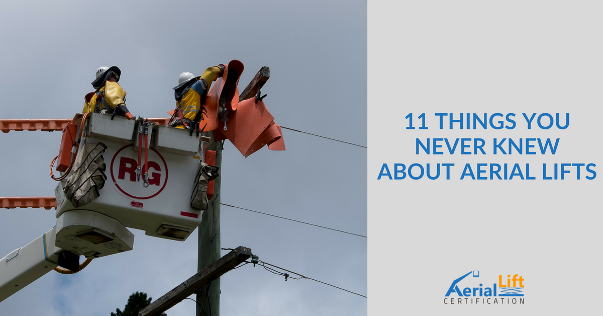 things you didn't know about aerial lifts