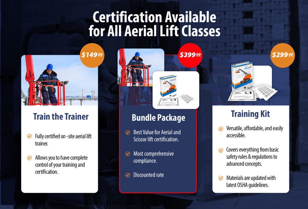 Long Island, NY online aerial lift certification classes